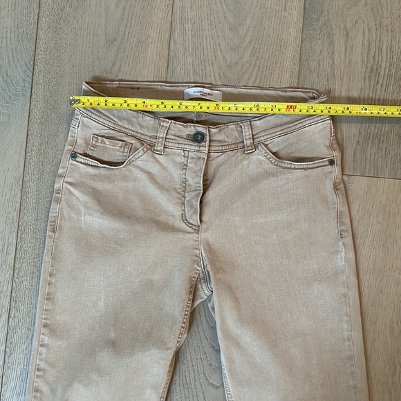 Gerry Weber Casual Cropped Kick Flare Jeans Tan 36 - Picture 8 of 11